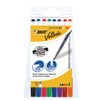 Bic Velleda 1721 Fine Marker Ast Pk8