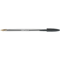 Bic Cristal Bpoint Pen Med Blk Pk50