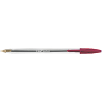 Bic Cristal Bpoint Medium Red Pk50