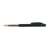 Bic Retractable Ball Pen Black Bx 50