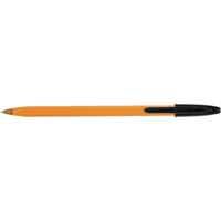 Bic Orange Fine Bpoint Pen Blk Pk20