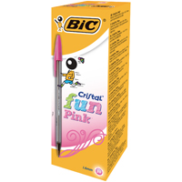 Bic Cristal Fun Ball Pen Pink Pk20