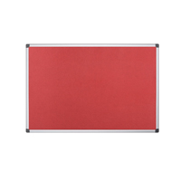 Bi-Office Noticebrd 1200x900 Red/Alu