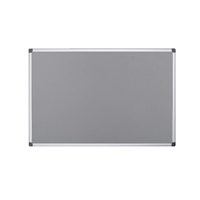 Grey Felt Nboard 120x90cm Alu Frame