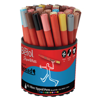Berol Colour Broad Pen Asst WB Pk42