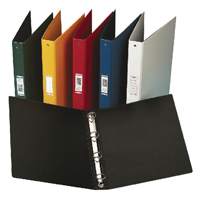 Elba Vision 4-Ring Binder PP A4 Blk