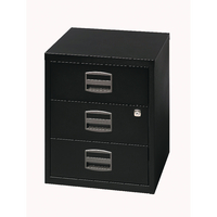 Bisley 3 Drw Home Filing Black