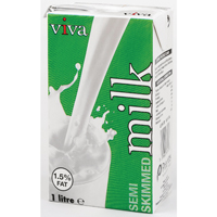 Lakeland Semi-Skim Milk 1 Litre Pk12