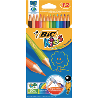 Bic Kids Colouring Pencil Wallet P12