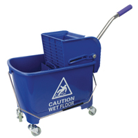 Mobile Mop Bucket/Wringer 20L Blu