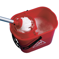 2Work Mop Bucket/Wringer 15L Red