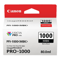 Canon PFI-1000MBK Ink Cart MtteBlk