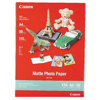 Canon A4 170gsm Pht Mtt Ppr 50 Shts