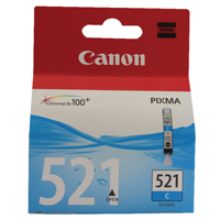 Canon CLI-521C Inkjet Cart Cyan