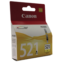 Canon CLI-521Y Inkjet Cart Yellow