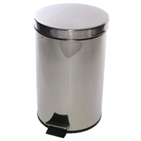 Stainless Steel Pedal Bin 12Ltre Slv