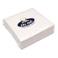 Napkin 400mm 2 Ply Wht Pk100