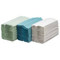 Maxima Green 2Ply H/Towels White P15