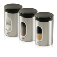 CPD Kitchen Canister Set 3 S/Steel