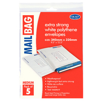 Mail Bag Polt Env x5 White M Pk10 Mail Bag Polt Env x5 White M Pk10
