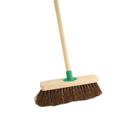 Bassine Stiff Broom 12In With Handle Bassine Stiff Broom 12In With Handle