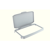 Durable 60L Hinged Gry Rcyc Bin Lid