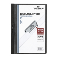 Durable 3mm DURACLIP File Blk Pk25