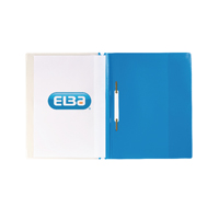 Elba Quotation Fldr A4 Blue Pk25