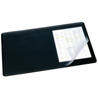 Durable Desk Mat 650x520mm Clr/Blk