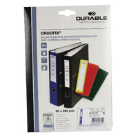 Durable Ordofix Spine Label Blu Pk10