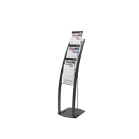 Deflecto Contemp Floor Stand 6 Pkt