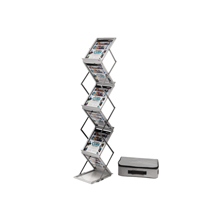 Deflecto 6 Shelf Folding Floor Stand