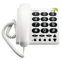 Doro Big Button Telephone White 311C