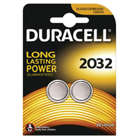 Duracell 3V Dl2032 Battery Lih Pk2