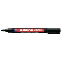 Edding Marker Perm Blk 370-001 Pk10