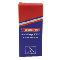 Edding 751 Paint Marker Silver Pk10