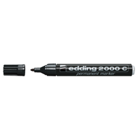 Edding Perm Markers Black 2000C Pk10