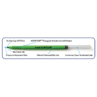 Swash Handwriting Pens Black 12