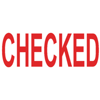 COLOP Green Line Word Stamp CHECKED