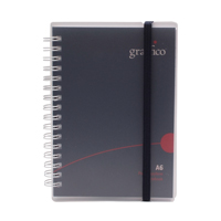 Graffico PP Wirebound Notebk A6 140P