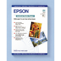 Epson A4 Archival Matte Paper Pk50