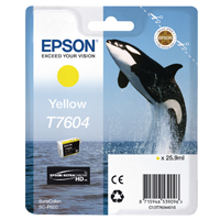 Epson T7604 Ink Ultra Chrome HD Ylw