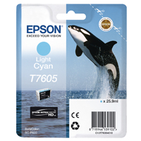Epson T7605 Ink Ultra Chrom Light Cy