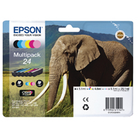 Epson 24 Ink Pho HD CMYK/L Cy/L Mag