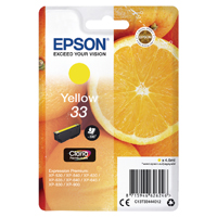 Epson 33 Inkjet Cartridge Yellow