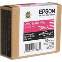Epson T580A Ink Cart Vivid Magenta