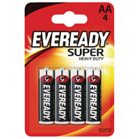 Eveready Super HD AA Batteries Pk4