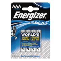 Energizer Ultimate AAA Battery Pk4