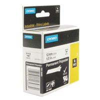 Dymo Rhino Nylon Tape 12mm Wht