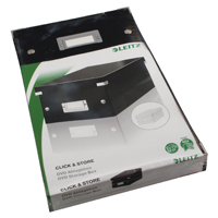 Leitz Click and Store DVD Box Black